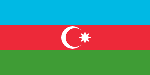 Azerbaijan Flag